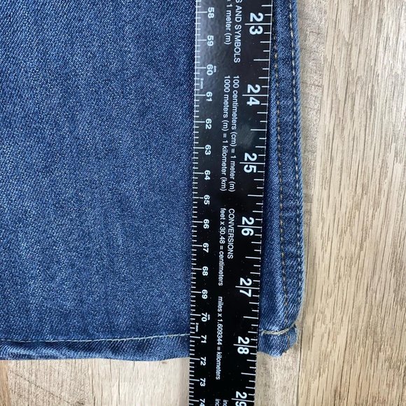 AKDMKS Jeans Wm Sz 16 Distressed Embroidered - Picture 11 of 11